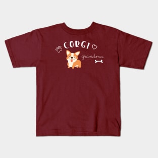 Corgi Grandma Kids T-Shirt